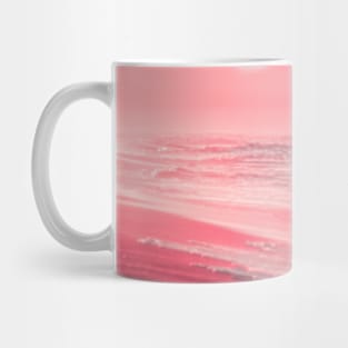 Pink Rolling Waves Photo Mug